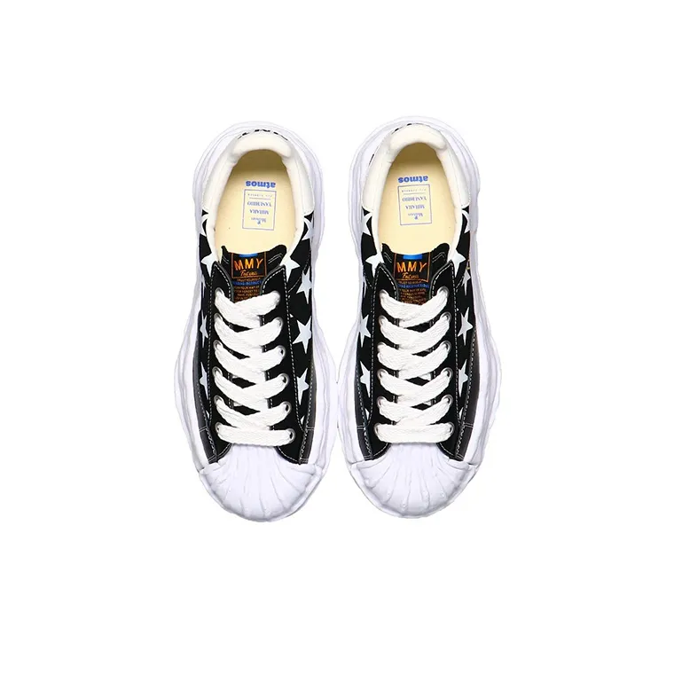 MIHARA YASUHIRO Maison MIHARA YASUHIRO Blakey OG Sole Canvas Low Atmos Star Print Black-3