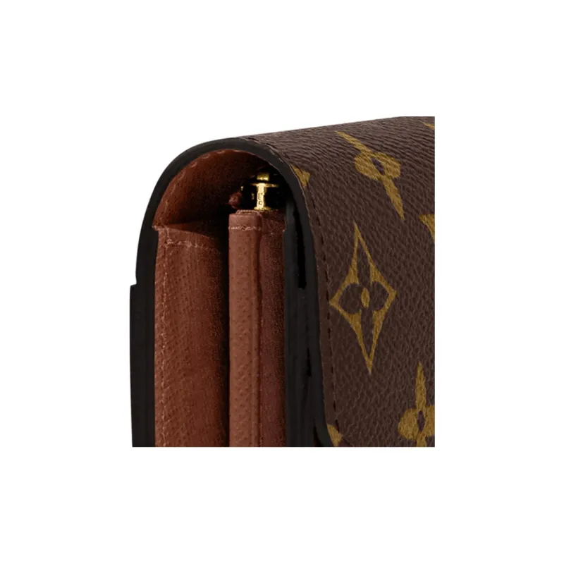 LOUIS VUITTON Sarah Wallet Monogram Brown-4