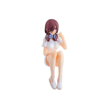 SEGA Miku Nakano The Quintessential Quintuplets Sitting Posture Bonus Gifts 15cm