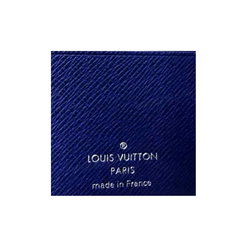 LOUIS VUITTON Multiple Wallet Navy Blue-5