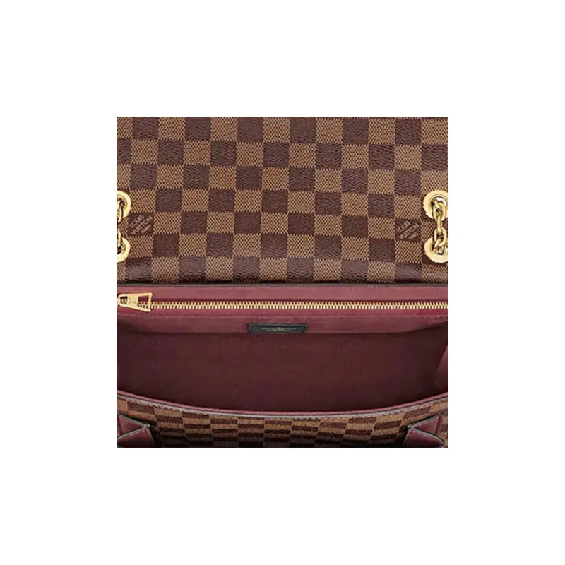 LOUIS VUITTON Vavin Canvas With Leather Weiwei An Canvas Bag, Handbag, Shoulder Bag Women's Burgundy-4
