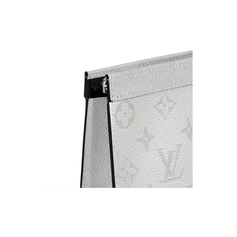 LOUIS VUITTON Pochette Voyage Monogram Eclipse 6 Card Slot Mm Antartica-4