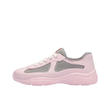 PRADA America's Cup Cushioning Low Top Sports Casual Shoes Women's Pink