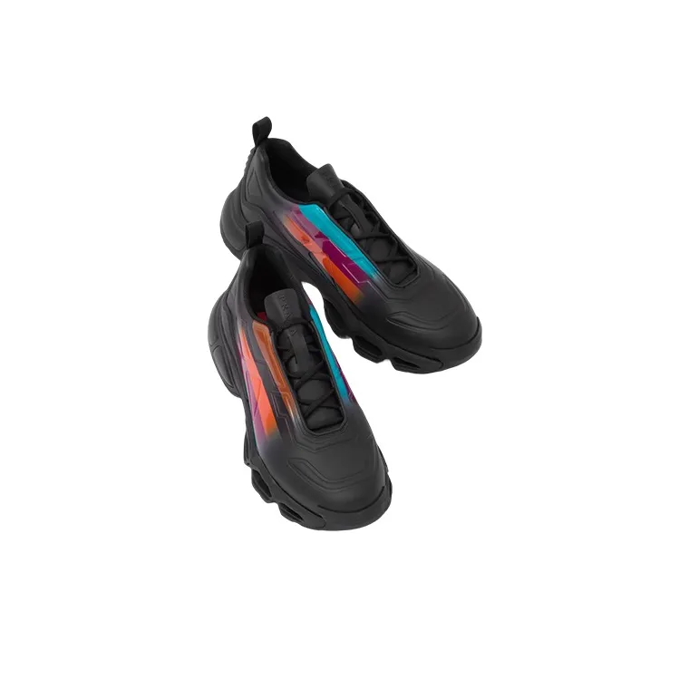 PRADA Collision Cross Sneaker Black Astral Blue-2