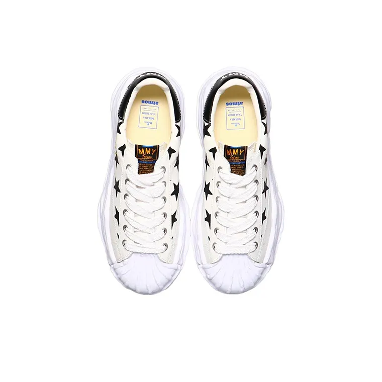 MIHARA YASUHIRO Maison MIHARA YASUHIRO Blakey OG Sole Canvas Low Atmos Star Print White-3