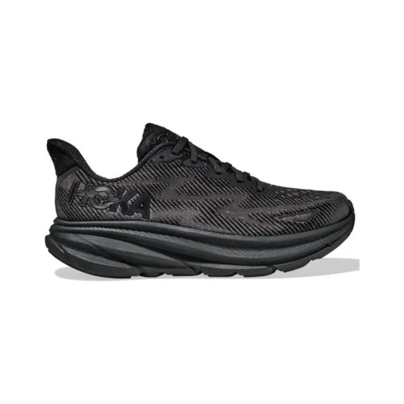 HOKA ONE ONE Clifton 9 Triple Black-1