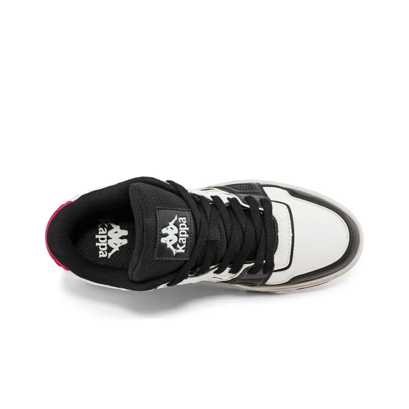 Kappa Low Top Skateboard Shoes Unisex White Black-4