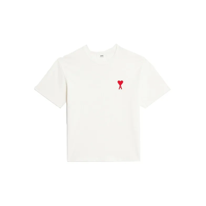 AMIPARIS T Shirts Unisex Natural White-0
