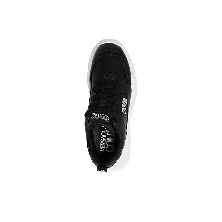 VERSACE JEANS Versace Speedtrack Low-Top Sports Casual Shoes Women's Black-3