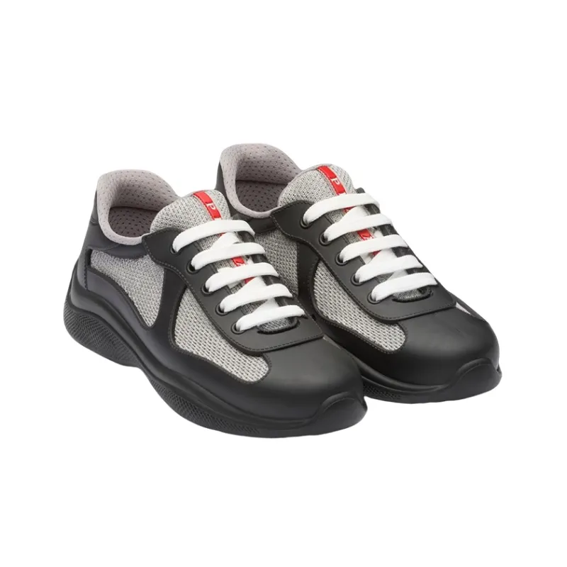 PRADA America's Cup Low Top Sports Casual Shoes Women's Black-1