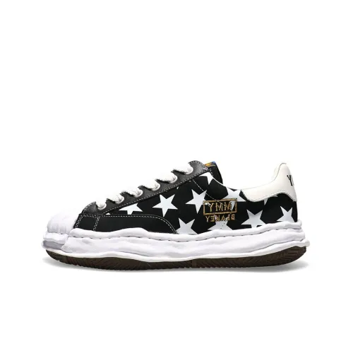 MIHARA YASUHIRO Maison MIHARA YASUHIRO Blakey OG Sole Canvas Low Atmos Star Print Black
