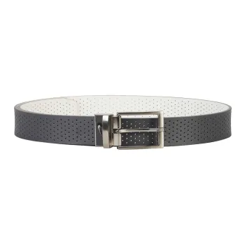 Nike Minimalist Style Casual Fashion Versatile Pin Buckle Belt Unisex Black/White Width: 3.5cm