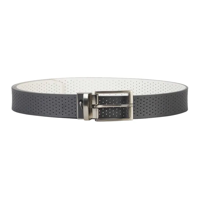 Nike Minimalist Style Casual Fashion Versatile Pin Buckle Belt Unisex Black/White Width: 3.5cm-0
