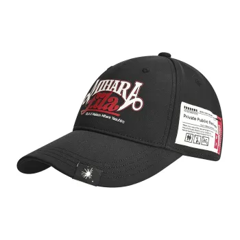 FILA Polyester Baseball Caps Unisex Jet Black