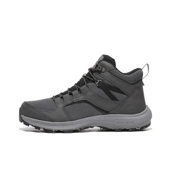 Columbia Hiking / Trekking Shoes Men Mid Top Dark Gray