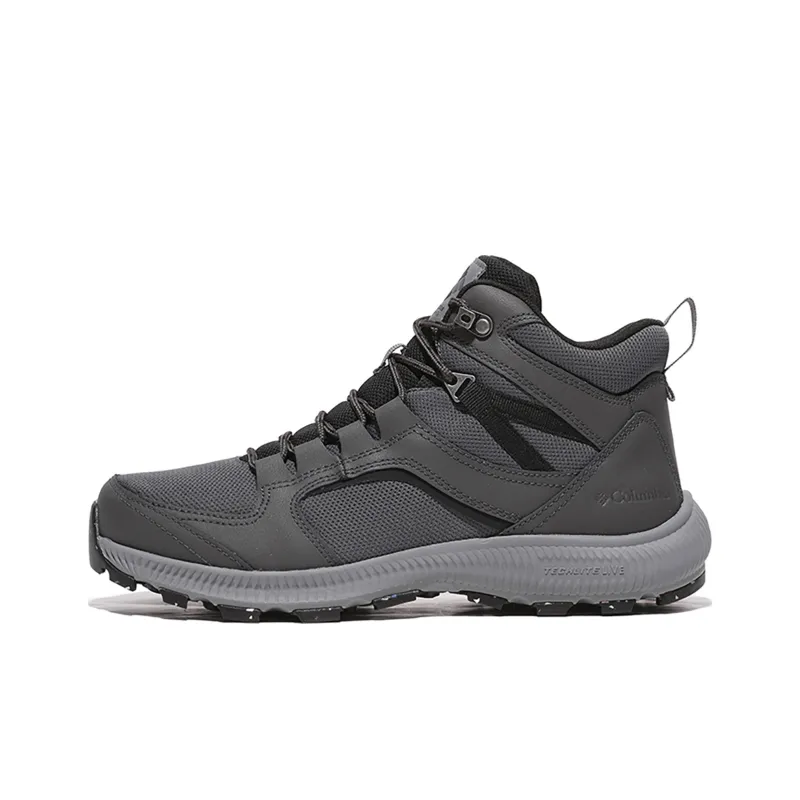 Columbia Hiking / Trekking Shoes Men Mid Top Dark Gray-0