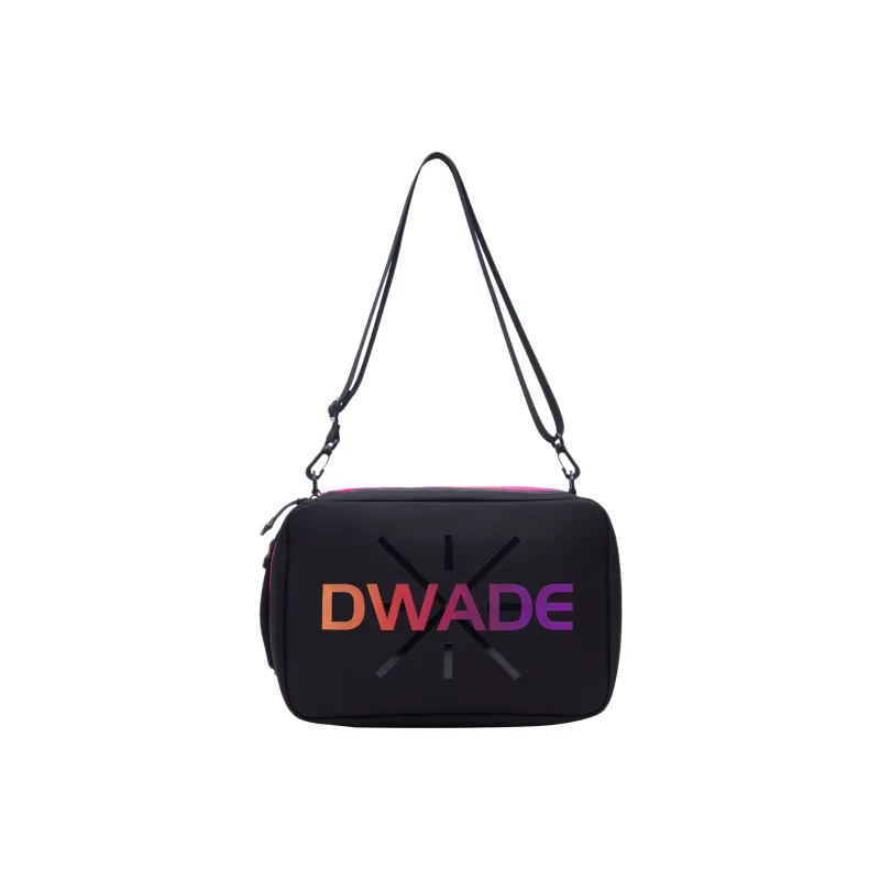 LiNing Polyester Handheld, One Shoulder, Crossbody Shoe Bag Medium Size Unisex Black-4