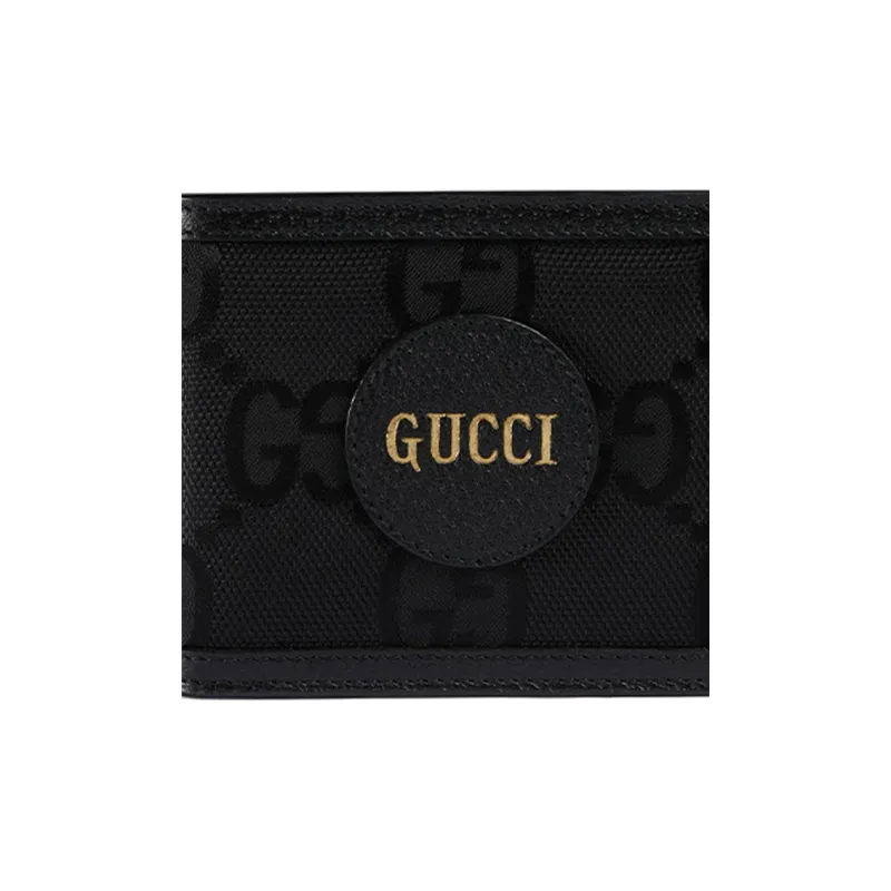 GUCCI Off The Grid Nylon With Leather Wallet Men's Black-5