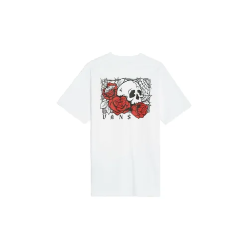 Vans Rose Bed T-Shirts Men White