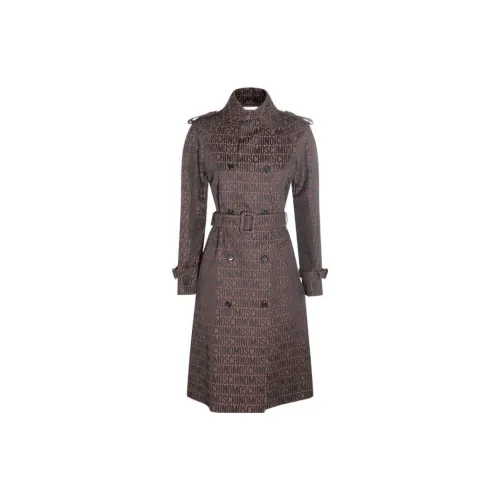 MOSCHINO Trench Coats Women's Brown