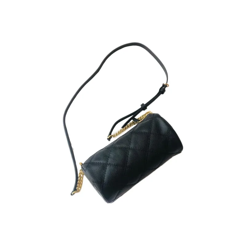 TORY BURCH TB Willa Leather Pen Holder Bag, Crossbody Bag, Shoulder Bag Women's Black-5