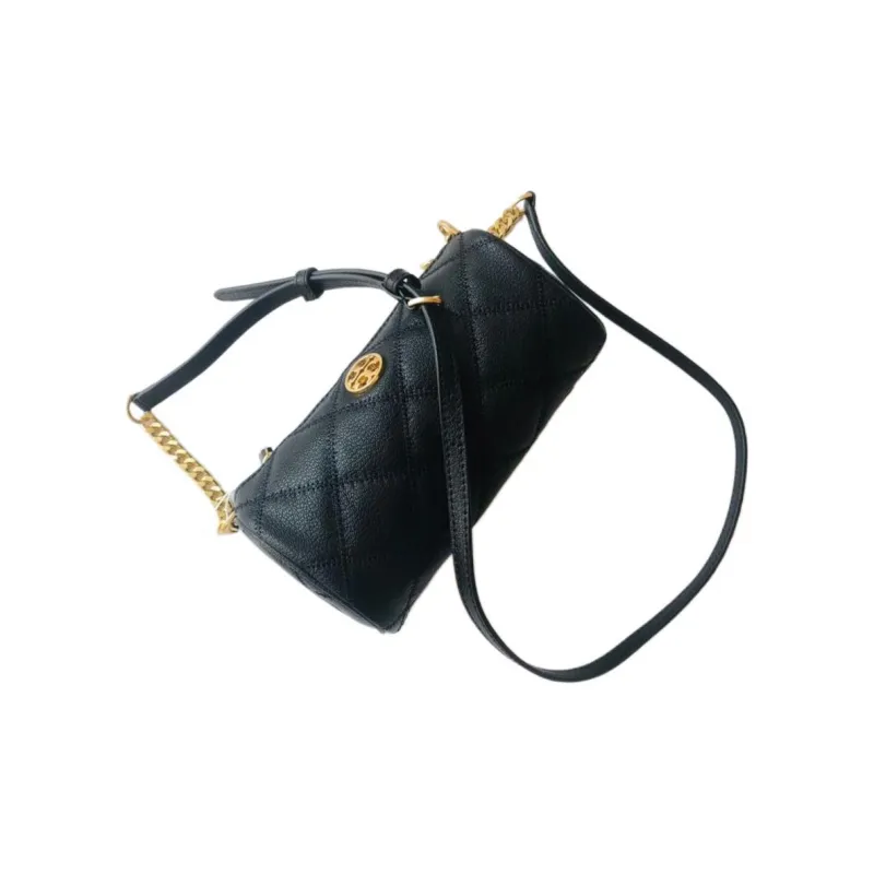 TORY BURCH TB Willa Leather Pen Holder Bag, Crossbody Bag, Shoulder Bag Women's Black-0
