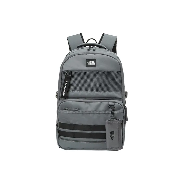THE NORTH FACE Recycled Polyester Backpack Regular Unisex Gray-0