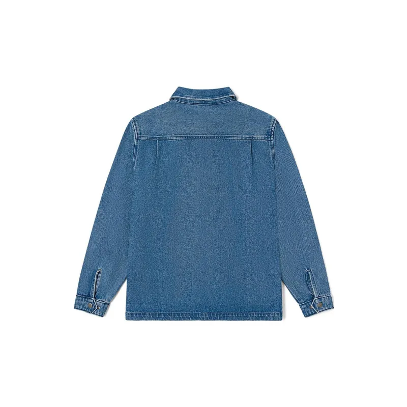 Vans Denim Jackets Men Washed Blue-1
