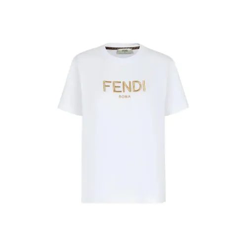 FENDI T-Shirts Women's White