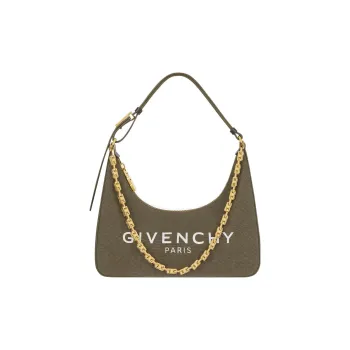 Givenchy Washable Cotton Canvas Handbag, Canvas Bag, Shoulder Bag Women's Dark Khaki