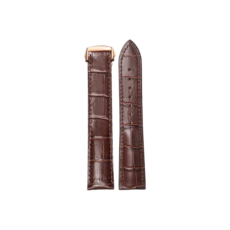 SHIRUI Omega Compatibility Watch Band Genuine Leather Material-16