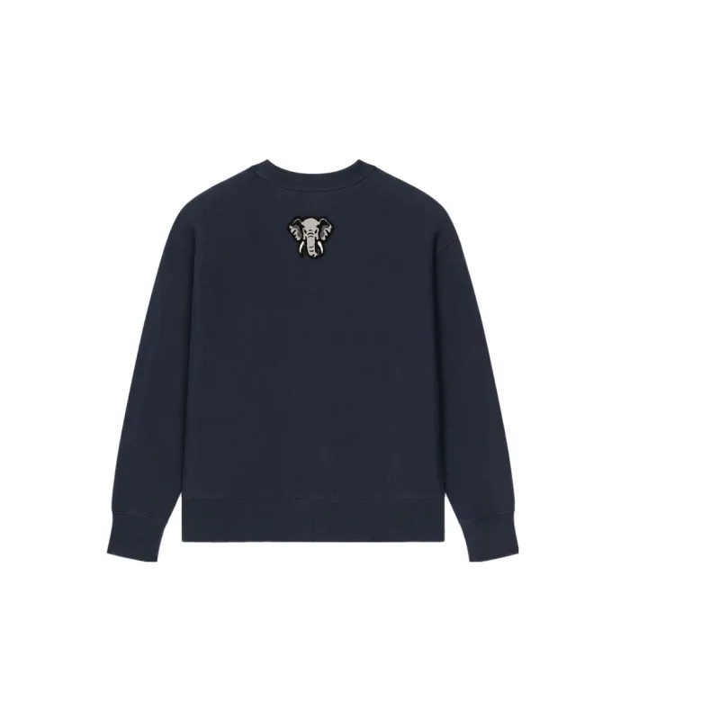 KENZO Logo Patch Detailed Crewneck Sweatshirt-1
