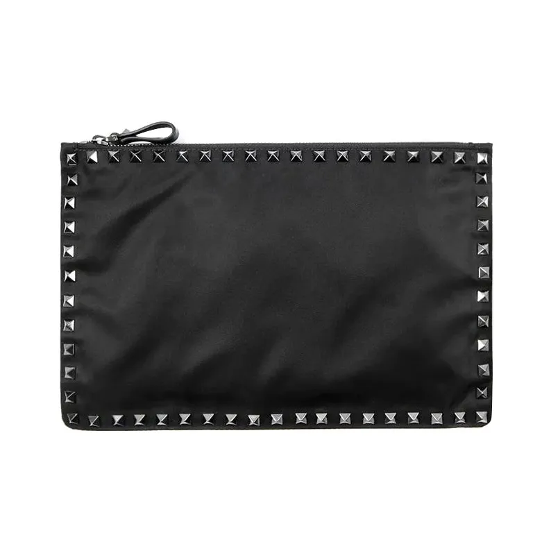 Valentino Fabric Clutch Unisex Black-0
