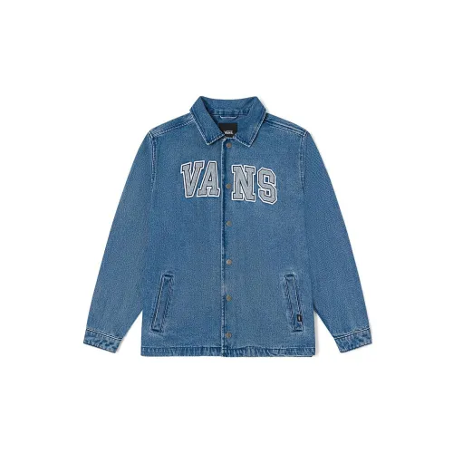 Vans Denim Jackets Men Washed Blue