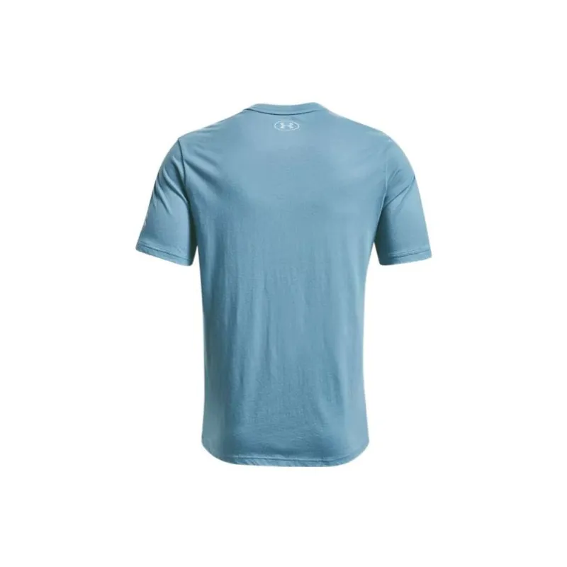 Under Armour Johnson Drop Shoulder Sleeve T Shirt Men's Blue-1