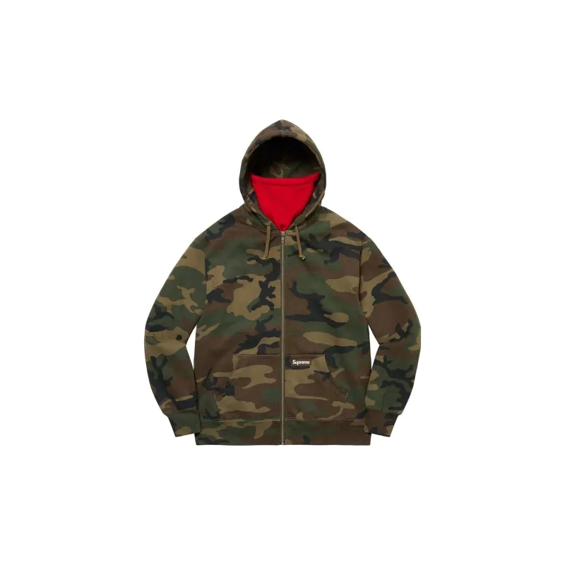 Supreme Double Hood Facemask Zip Up Hooded Sweatshirt-7