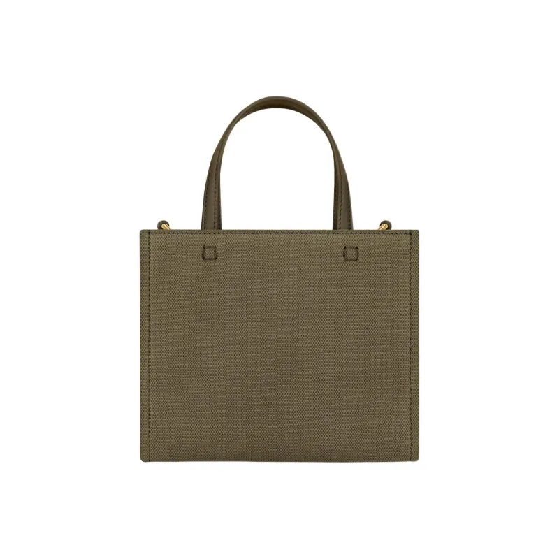 GIVENCHY Canvas Tote Bag, Shopping Bag, Canvas Bag, Handbag Mini Women's Dark Khaki-1