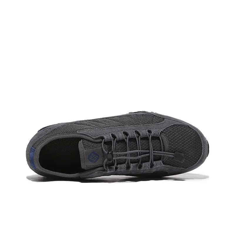 Columbia Shock Absorbers Slip Resistant Breathable Low Top Casual Shoes Men's Black Blue-3
