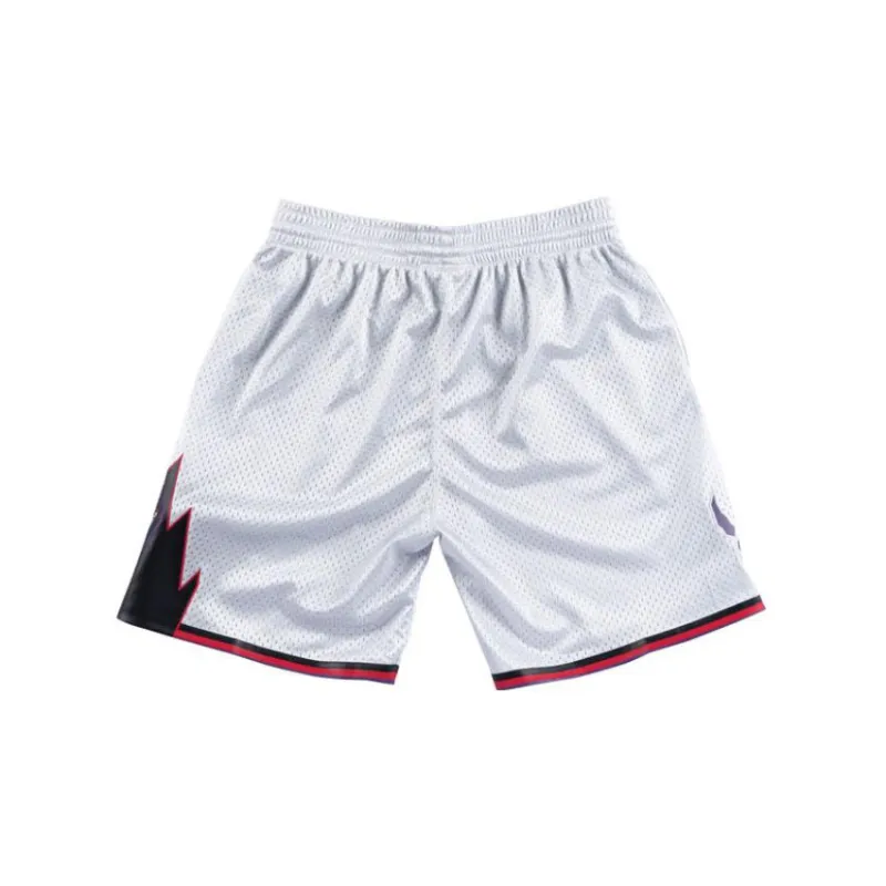 Mitchell Ness Basketball Shorts Men Silver-1