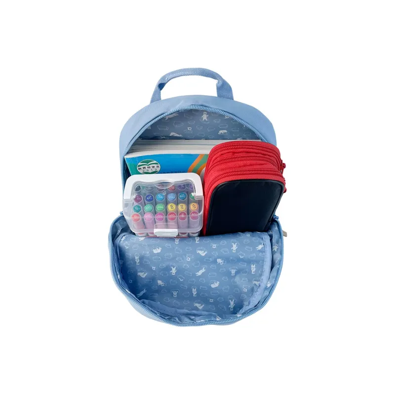 BECKMANN Polyester Backpack Mini Men's Blue-4