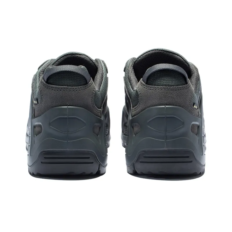 Lowa ZEPHYR Gt Cushioning Anti Slip Wear Resistant Water Resistant Coverage Low Top Outdoor Shoes Men's Gray-4