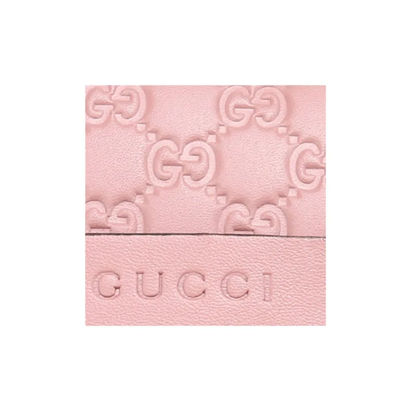 GUCCI Cow Leather Handbag Women's Pink-5