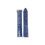 Blue Foldable-Gold-Tone Lock