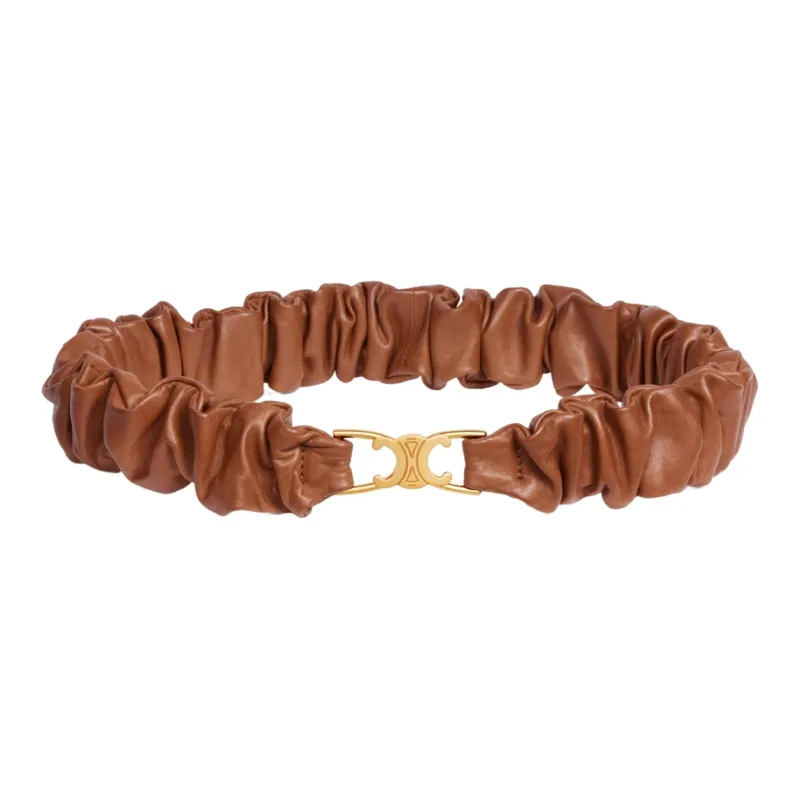CELINE TRIOMPHE SCRUNCHY Small Size Women's-1
