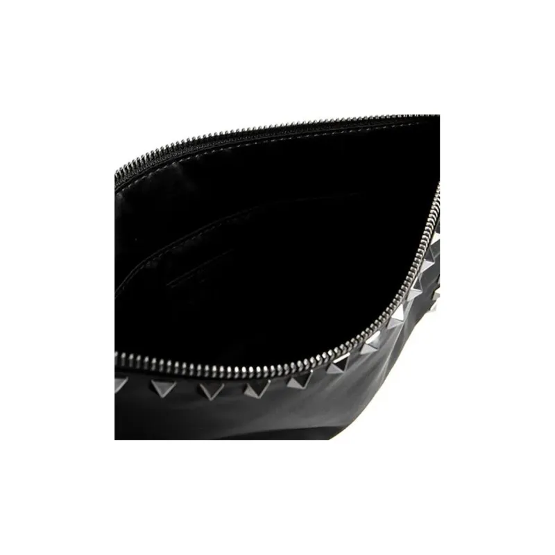 Valentino Fabric Clutch Unisex Black-6