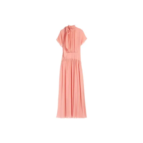 MaxMara Short-Sleeved Dresses Women's Orange Pink