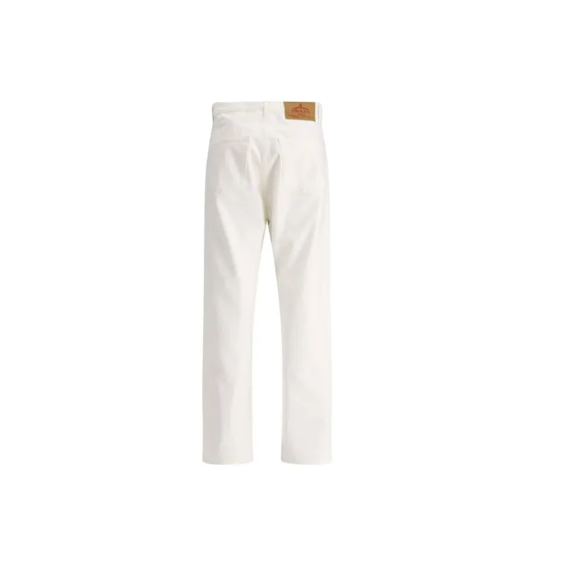 PRADA Jeans Men Ivory White-1