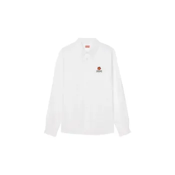 KENZO Boke Flower Logo Embroidered Buttoned Shirt