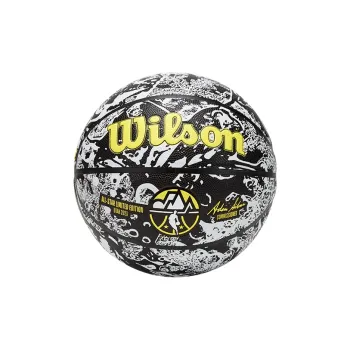 Wilson NBA PU Basketball Black Yellow White Size 7 Ball Training Unisex