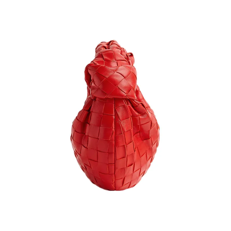 Bottega Veneta Jodie Top Handle Bag Mini Intrecciato Redstone-1